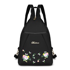 クロスボーダー民族風リュックサック胸前ショルダーバッグ刺繍胸バッグファッションナイロン布レジャー旅行リュックサック新作