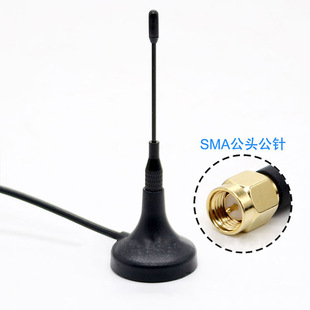 �S��ֱ�N ������ RG174ͬ�S����SMA���^ 2.4G 30MMС�űP�쾀