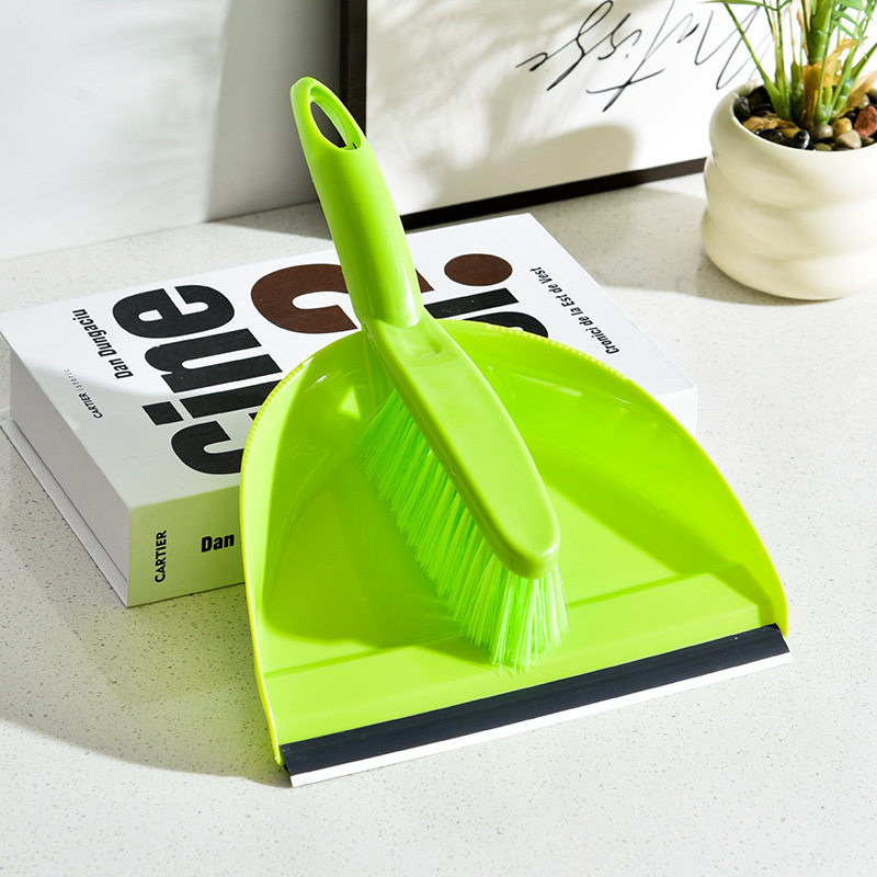 Source Factory Cleaning Dustpan Brush Set Long Handle Labor-Saving Household Broom Mini Pet Brush Artifact