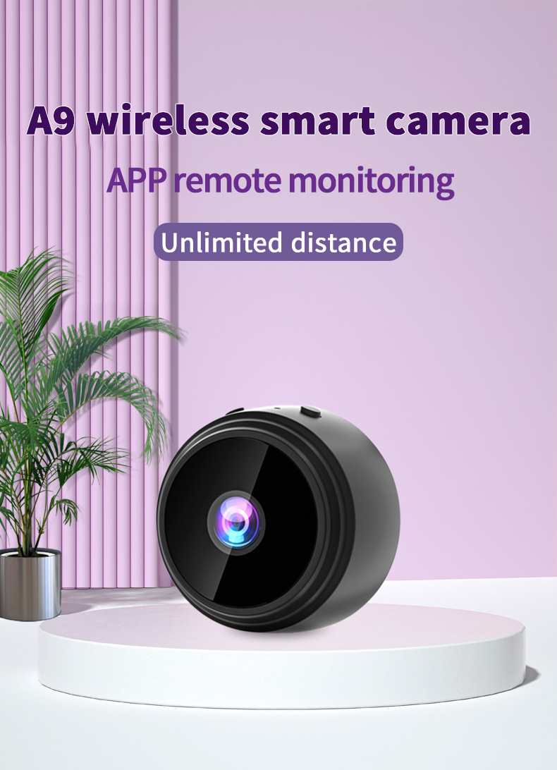 A9 Wifi Smart Security Camera With Motion Detection And Night Vision_voghion.com