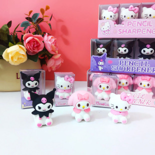 Creative Cartoon Cute Pencil Sharpener Sanrio small size for Students Carry Pencil Sharpener Kulomi Pencil Sharpener