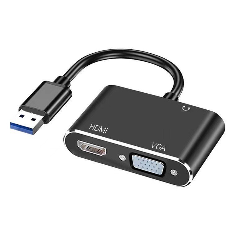 USB to HDMI Adapter Cable with Driver USB to Hdtv Computer to Tv Hd 1080P Converter