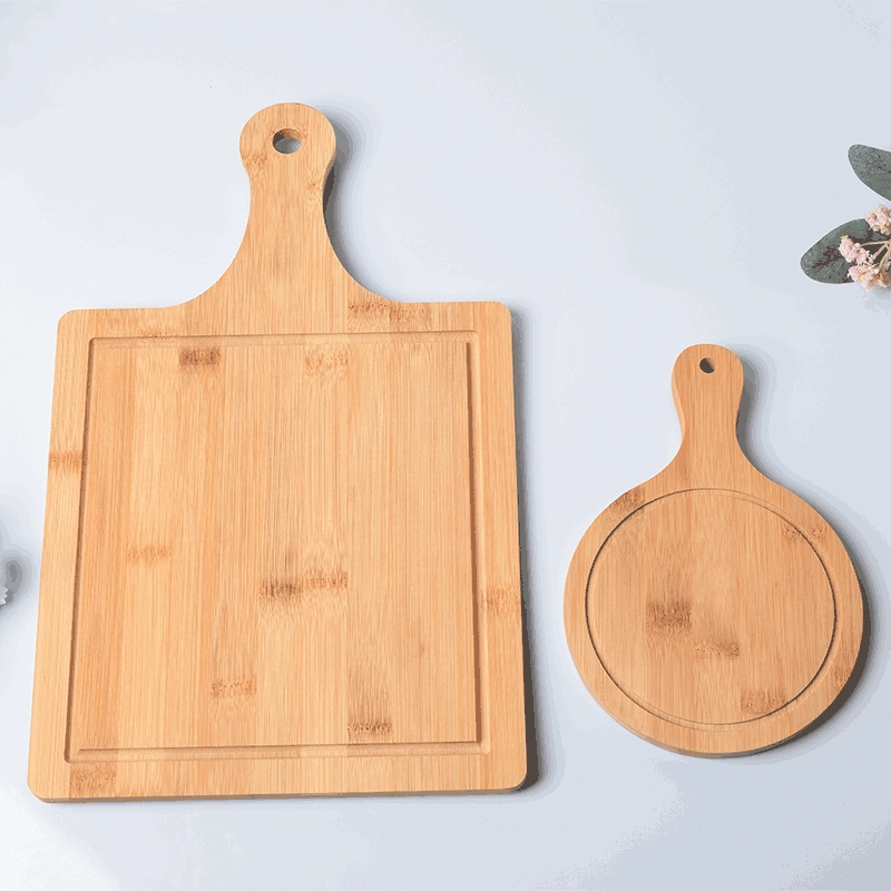 Круглая Квадратная тарелка для пиццы Западный Ресторан Кафе Отель Бытовая деревянная тарелка для пиццы