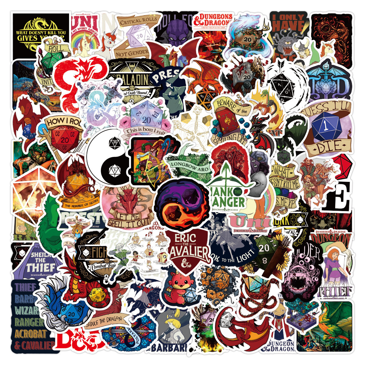 100 Zhang Dungeon and Dungeon Graffiti Stickers Notebook Scooter Luggage Waterproof Stickers Wholesale