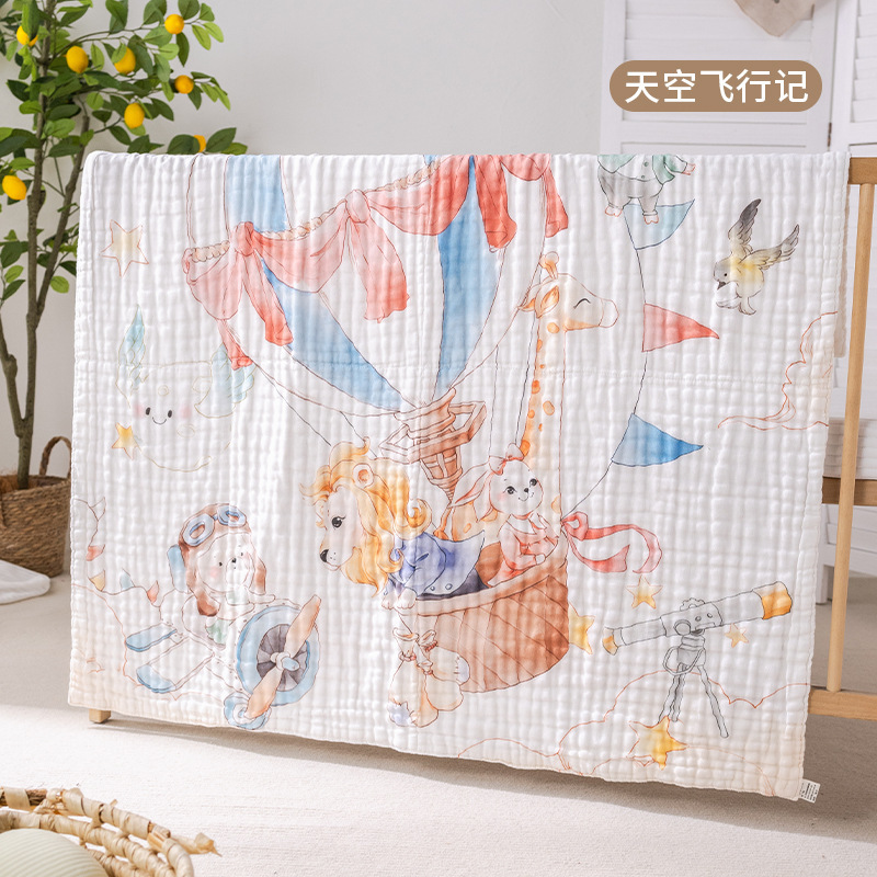 Algodón peinado para bebés, gasa de algodón de seis capas, toalla de baño grande, baño absorbente, toalla de baño para bebés recién nacidos, manta para recién nacidos