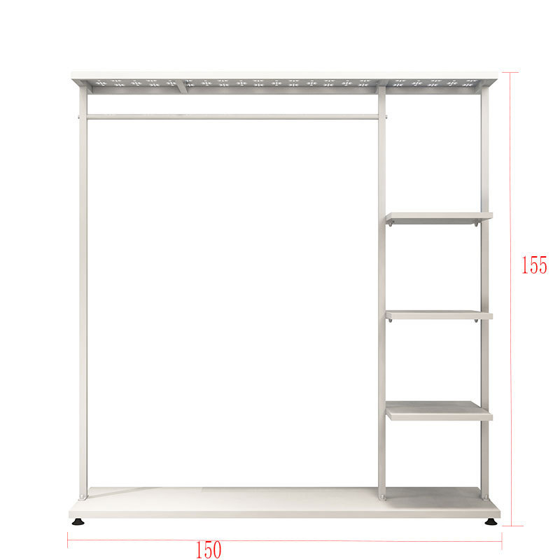 상단 패널이 있는 흰색, 길이 150, 높이 160