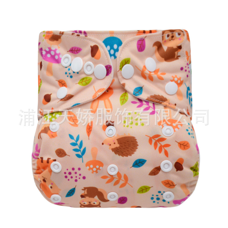 メーカークロスボーダー赤ちゃんおむつ洗える尿不湿通気性プリントトレーニングパンツcloth diaper|undefined