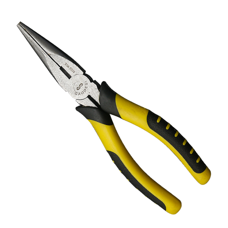 Alicates de punta de aguja con resorte Alicates de pelacables eléctricos multifuncionales Herramientas Alicates de punta de aguja pequeños Alicates de alambre de acero mini de 6 pulgadas y 8 pulgadas