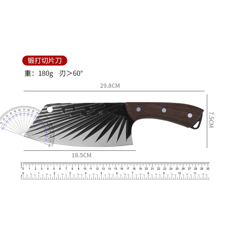 모조 나무 손잡이 슬라이스 나이프