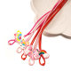 Children's cartoon colorful glasses elastic lanyard anti-lost halter sunglasses cute chain glasses anti-drop accessories rope