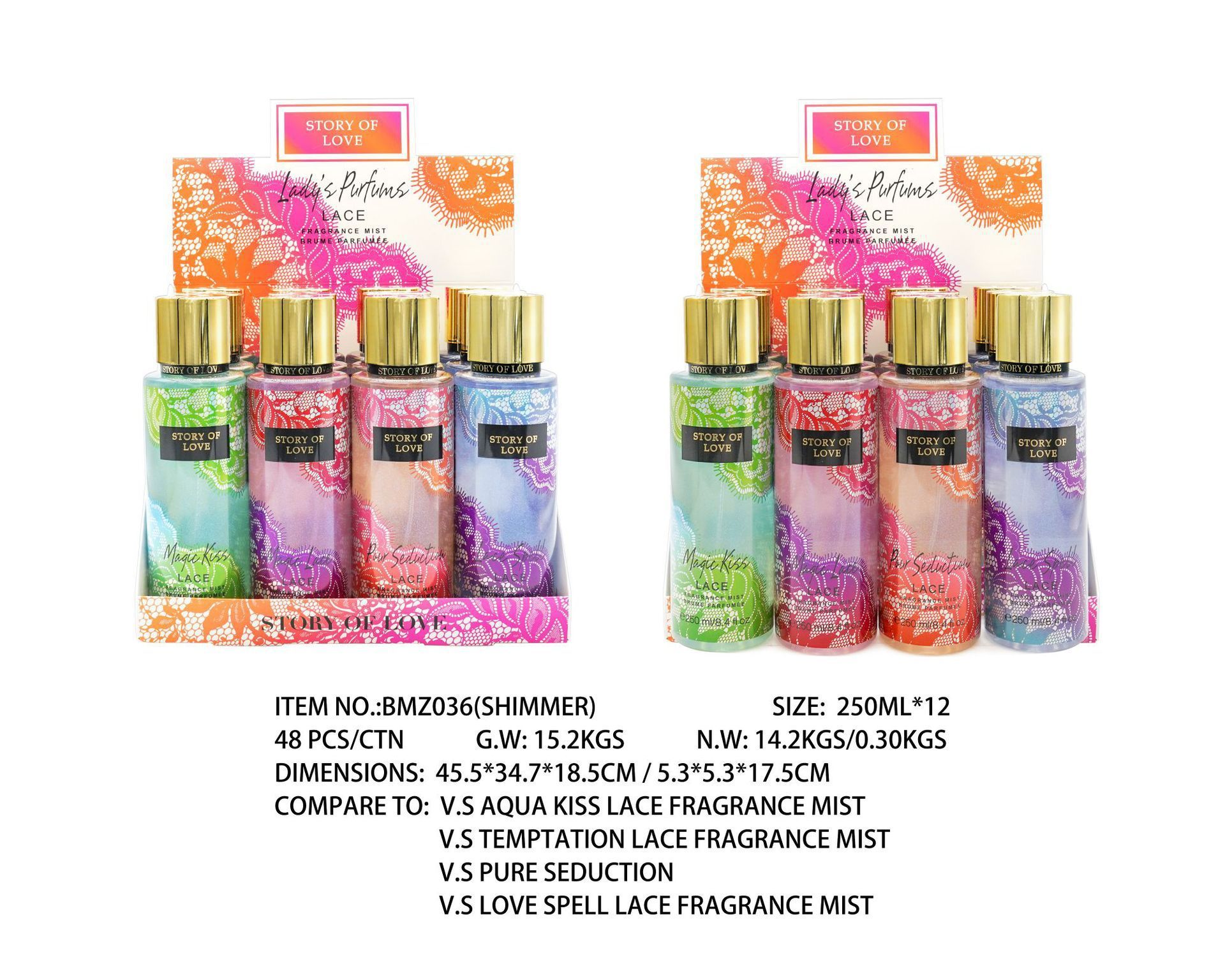 Perfume para mujeres 250ml spray corporal comercio exterior sudeste asiático sudamericano fragrancia para hombres estand paquete de muestra especial image 41