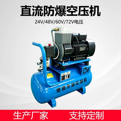 Explosion-Proof Air Compressor Dc Oil-Free Silent Dc24V Air Pump 48V Laboratory 72V Industrial Air Compressor
