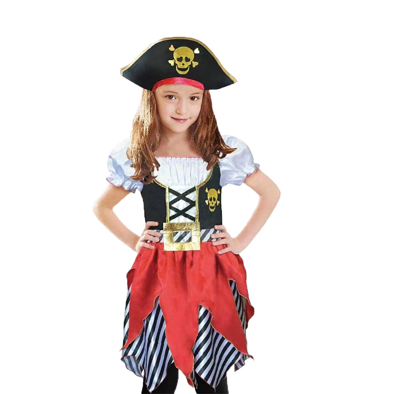 Cosplay de Halloween transfronterizo Piratas del Caribe Disfraz para niños cos disfraces de disfraces de disfraces