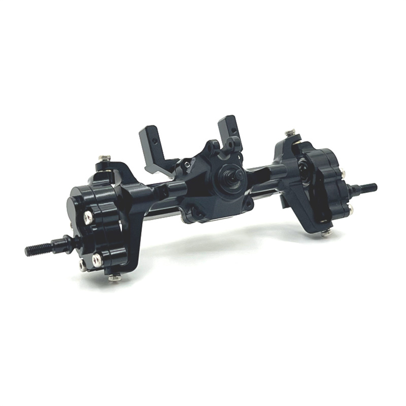Black front axle
