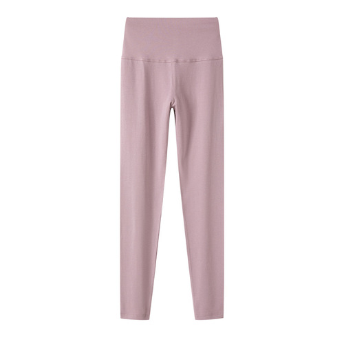 Student pure cotton autumn pants women's inner wear thin spring and autumn warm pants high waist women's new slim fit factory wholesale