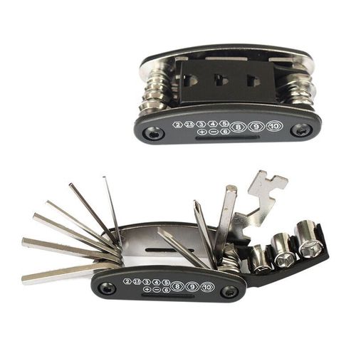 Bicycle Tools Hexagon Screwdriver Socket Wrench Portable Folding Repair Accessories Cycling Multi-Function Tool