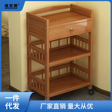 茶水架可移动多功能新中式棋牌室边角桌餐边柜放茶叶储物柜置阁勤