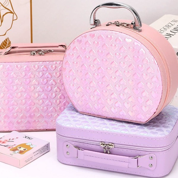 Handheld storage system, capacious cosmetic bag, shoulder bag for traveling, brush, box, new collection