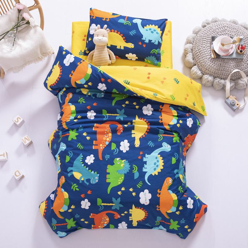 Jardín de infantes colcha de tres piezas para jardín especial de seis piezas siesta de siete piezas colcha de algodón para estudiantes de primaria