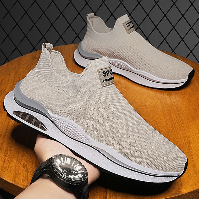 Spring Socks and Shoes for Men, Fashionable and Breathable Men's Shoes, Comfortable Casual Shoes, Soft-Soled Running Shoes, Sports Shoes for Men