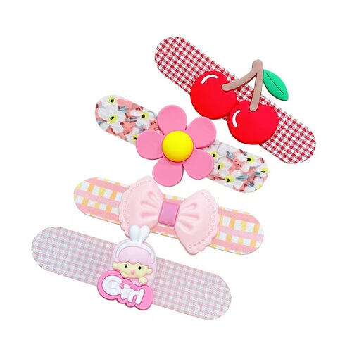 Children's cartoon Velcro hair accessories for girls and babies short hair stickers for little girls bangs stickers for broken hair artifact headwear