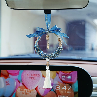 Car hanging | Style for Girls, Safety - blue-blue-foreign-trade-crystal-gourd-style
