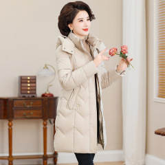 Mid-length cotton jacket 2025 fashionable new winter slim warm thickened cotton jacket
