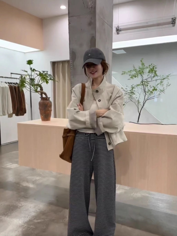 冲锋衣外套女短款秋季2025新款韩系宽松百搭高级感小个子夹克上衣|undefined