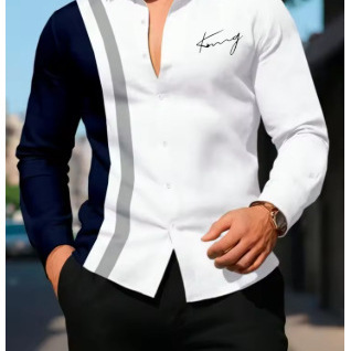 Men's Summer Shirts, Short-Sleeved Shirts, Men's Shirts, Beach and Swimming Pool Fashion, New Cross-Border Casual Hot Items
