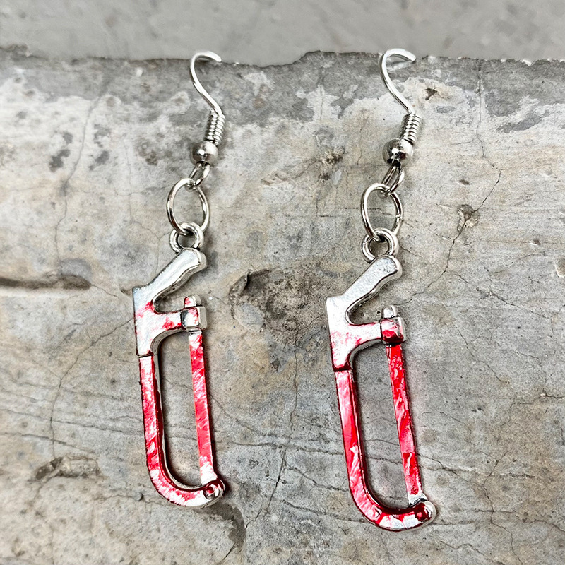 Scissors, earrings, accessory, halloween, wholesale