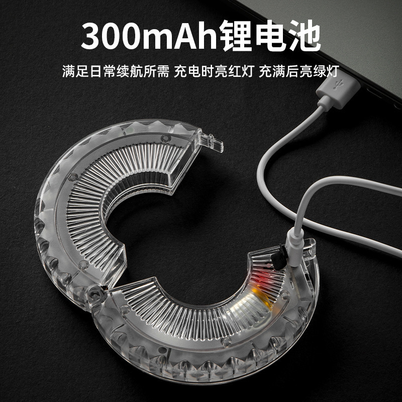 新型知能感応子供バランス車花鼓灯usb充電自転車灯風火輪夜騎乗警告灯|undefined