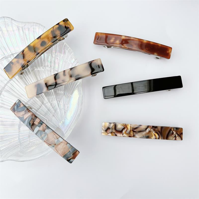 Women's Simple Style Color Block Acetic Acid Sheets Hair Clip display picture 6