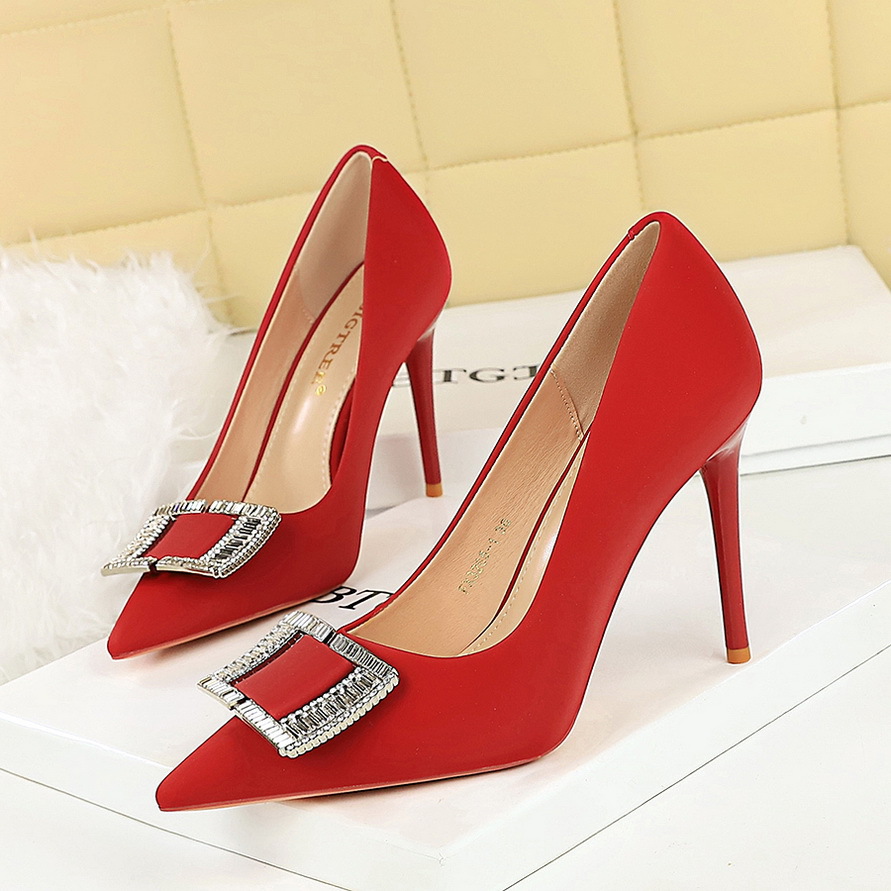 Elegante Stiletto Pumps Mit Strass Für Damen Und Absatzschuhe_voghion.com