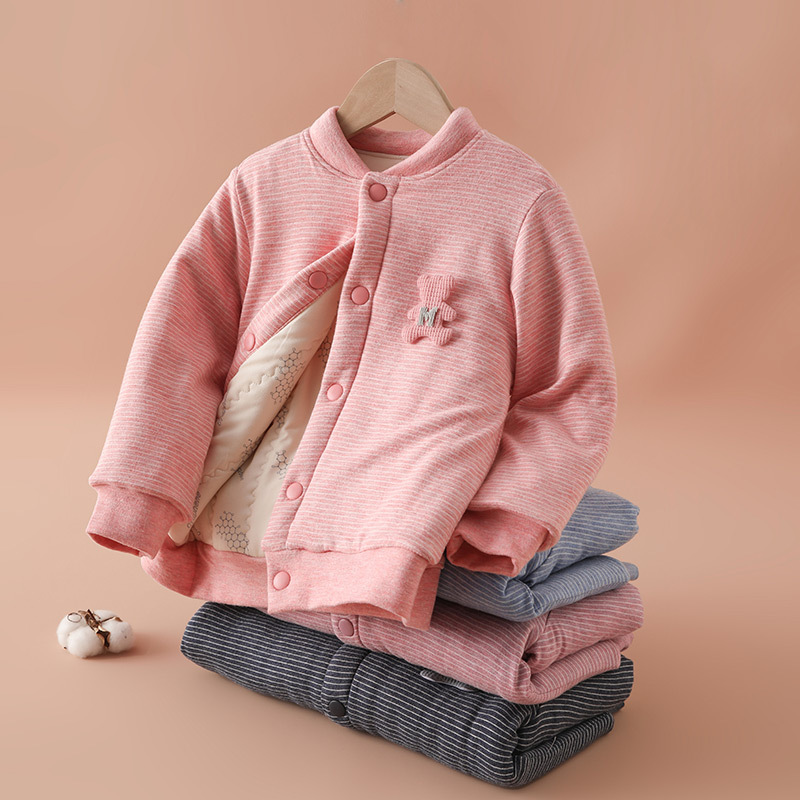 儿童校服神器冬季男女童加厚棉衣羊毛外套德绒棉服学生夹棉棉袄