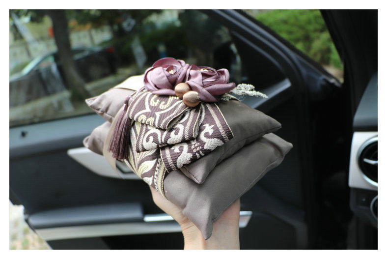 Embroidered Bamboo Charcoal Car Interior Decoration Air Freshener