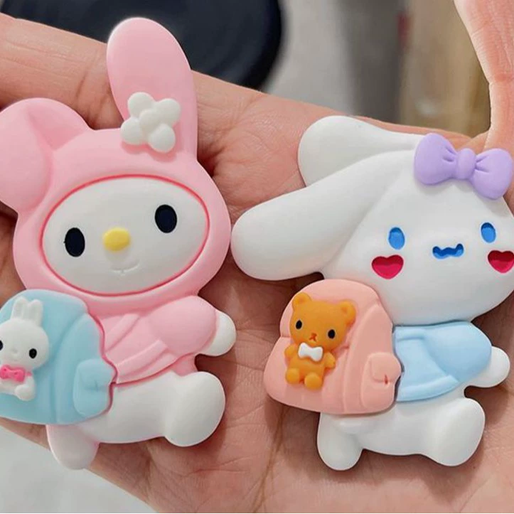 Sanrio, большой рюкзак, аксессуар с героями мультфильмов, чехол для телефона, магнит на холодильник, заколка для волос, обувь, материал, новая коллекция, ручная работа