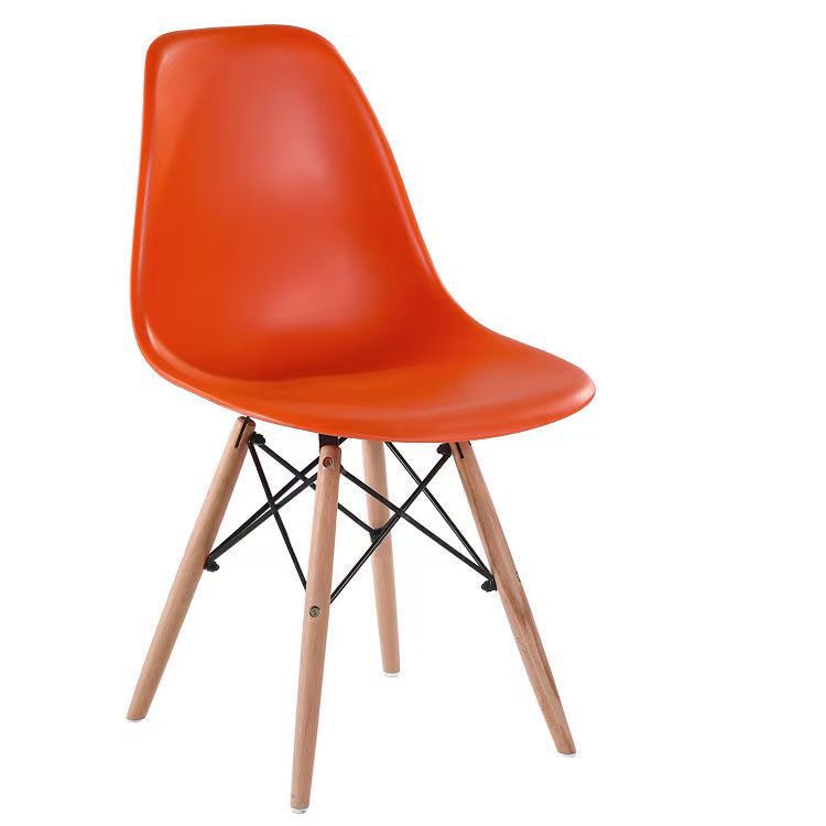 Silla escandinava moderna, creativa, informal, sencilla, popular, con respaldo, silla de comedor para el hogar, mesa de negociación y silla Eames