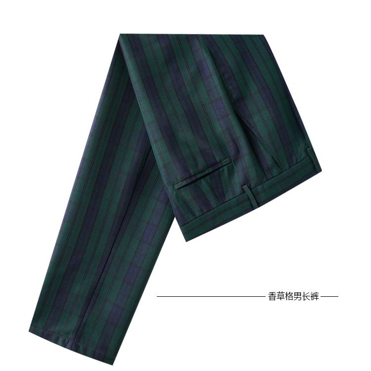 Pantalones a cuadros DK pantalones de UNIFORME DE CLASE DE ESTILO preppy británico pantalones de estudiante pantalones de hombre Pantalones uniformes moda casual japonesa