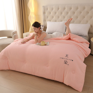 Four Seasons Universal Raw Cotton Soybean Fiber Quilt Washable Single Air-conditioning Quilt Spring and Autumn Quilt Core Thickened Winter Quilt