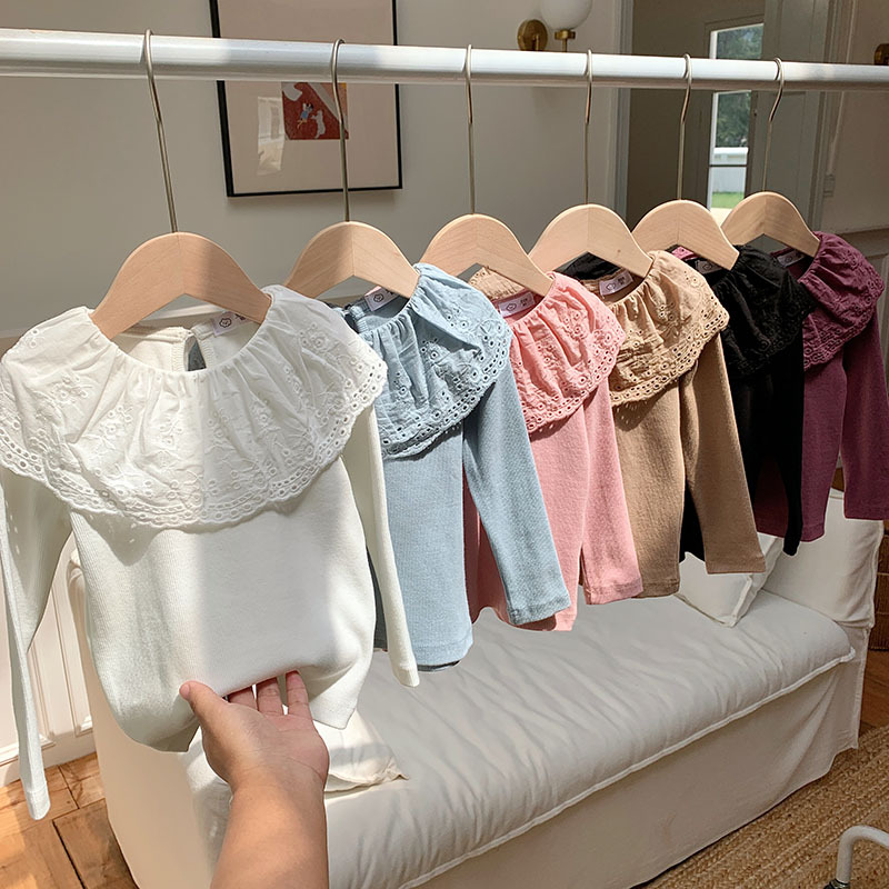 Children's lace base body-friendly long-sleeve