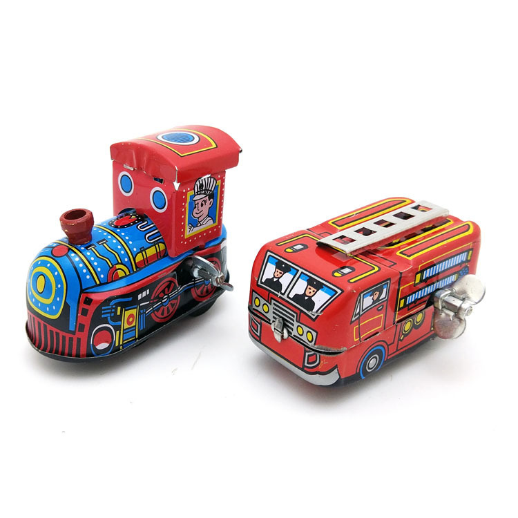 Post-8090 Nostalgic Clockwork Collection Toys Photography Props 261 Fire Truck 237 Locomotive Iron Toys Wholesale Post-8090 Nostalgic Clockwork Collection Toys Photography Props 261 Fire Truck 237 Locomotive Iron Toys Wholesale