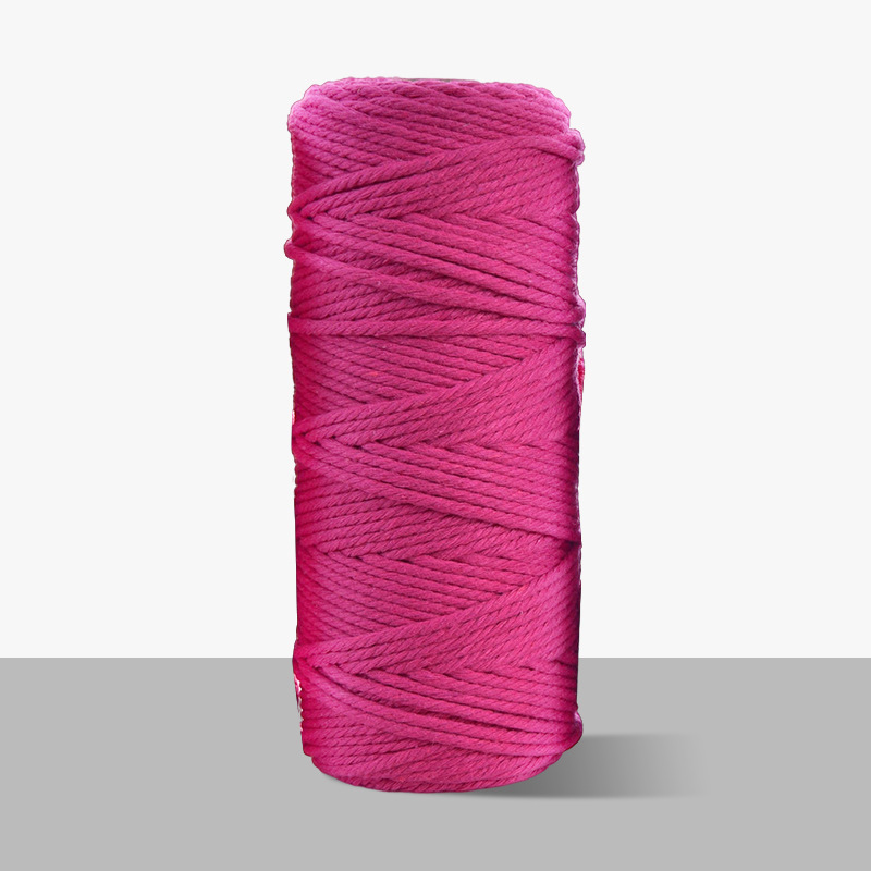 3mm cuerda de algodón colorido diy hecho a mano 4mm cuerda de tapiz cuerda tejida 5mm regalo cuerda de algodón decorativa cuerda de sombrero al por mayor