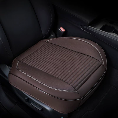 and Breathable Seat Covers, Seat cushion, seat cover - brown-one-front-seat