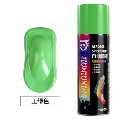of self-paint color black paint, Avtomobil boyası - 101-jade-green-450ml-spray-paint