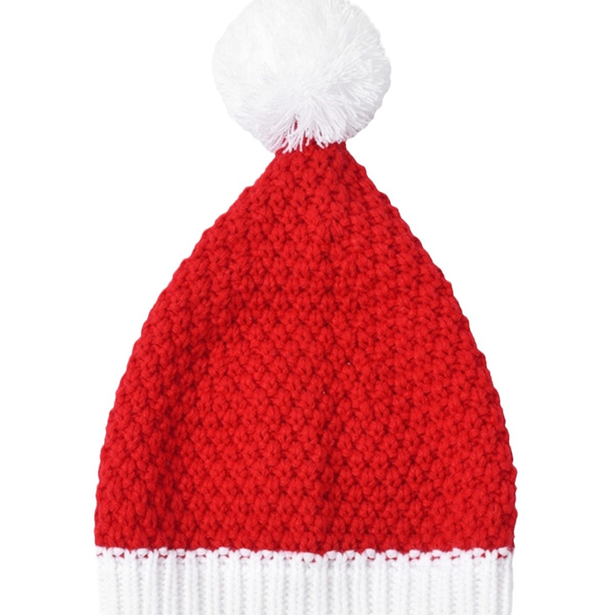 Cappello di NataleCappello di Babbo Natale in lana e cappello di velluto Cappello di Babbo Natale in lana rosso decorato Grande regalo di Natale regalo per bambini_voghion.com