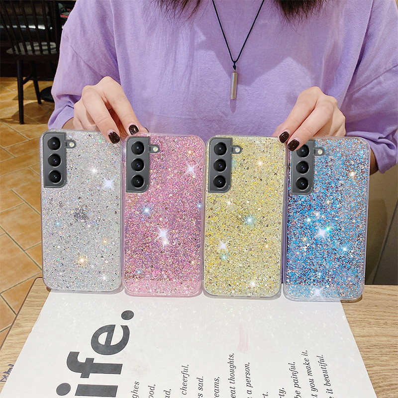 Starry sky for Samsung A72 phone case A03S/A32 glitter NOTE20PLUS epoxy S20FE/S30