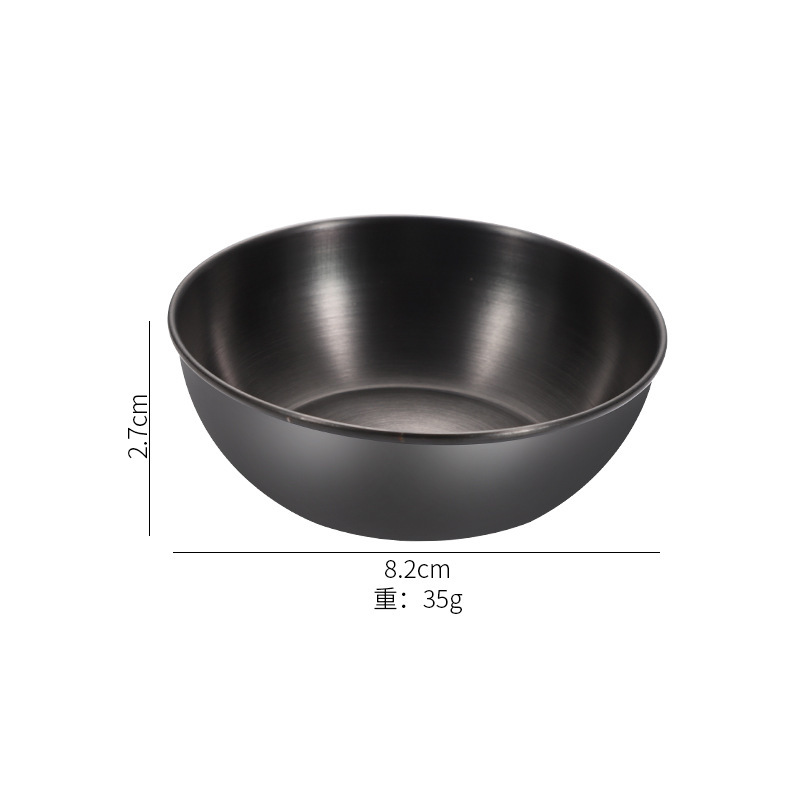 元のメーカーのステンレスのおかずの皿の調味料の皿の現物の家庭用の骨の皿の調味料の小皿の鍋の調味料の皿|undefined