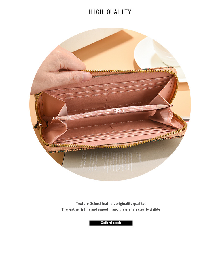 Portafoglio da donna alla moda 2024 con paillettes alla moda e portamonete in pelle PU, manico con cerniera medio-lungo_voghion.com