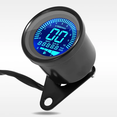 Motorcycle Integrated Led Lcd Display Instrument Assembly Instrument Retro Restoration Instrument Mileage Meter Speed Oil Volume (Motosiklet cihazları)