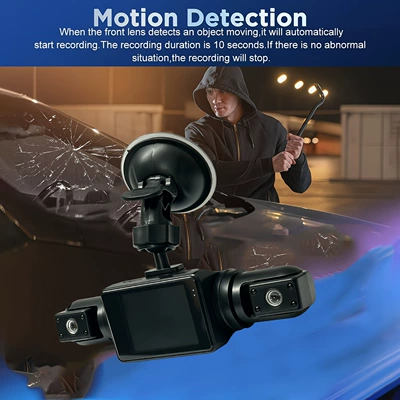 for front, rear, left, and right, Driving recorder